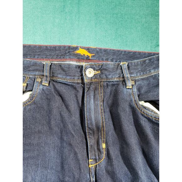 Tommy Bahama Jeans Size 38x30 Mens Blue Pants Preppy Cayman Relaxed Straight - Picture 8 of 15